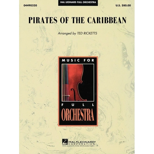 Pirates of the Caribbean Black Pearl FO3-4 SC/PTS for Orchestra