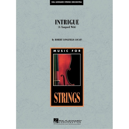 Intrigue (A Tangoed Web) So3 Score/Parts (Pod) (Music Score/Parts)