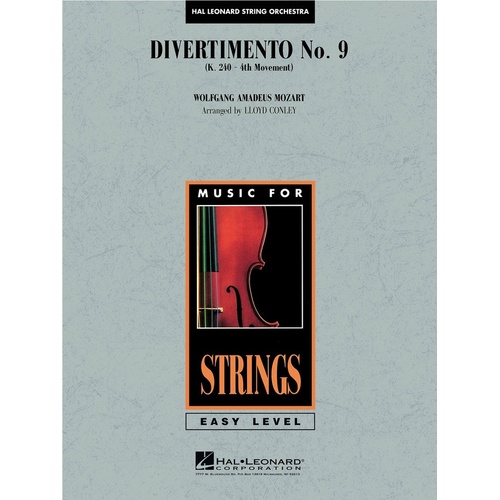 Divertmento No 9 Easy String Orch 2-3 (Music Score/Parts)