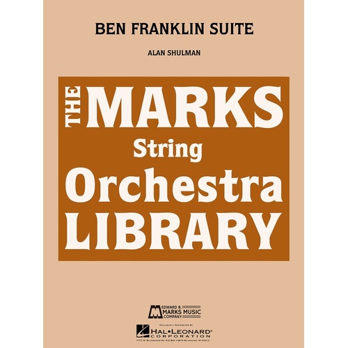 Ben Franklin Suite 3-4 (Music Score/Parts)