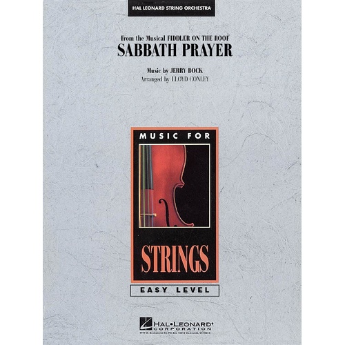 Sabbath Prayer (From Fiddler) Eso2-3 (Pod) (Music Score/Parts)