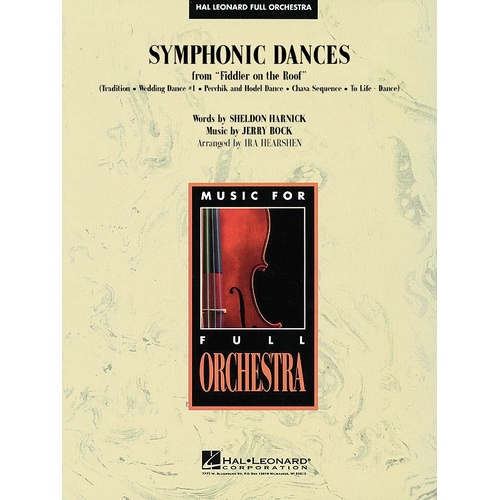Symphonic Dances Fr Fiddler On The Roof Hlfo5 (Music Score/Parts)