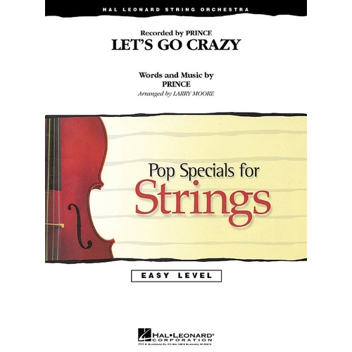 Pop Specials for Strings - Lets Go Crazy 2-3 (Music Score/Parts)