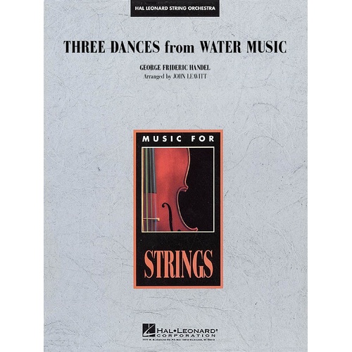 Three Dances From Water Music So3-4 Score/Parts (Pod) (Music Score/Parts)