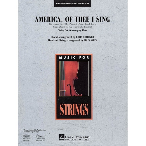 America Of Thee I Sing (Band And Choir) Stg (Music Score/Parts)