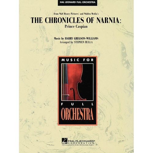 Chronicles Of Narnia Prince Caspian Hal Leonard Full Orchestra 3-4 (Music Score/Parts)