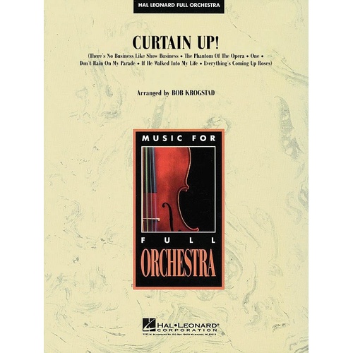 Curtain Up HLFO 3-4 SC/PTS by Hal Leonard - Orchestra Arrangement