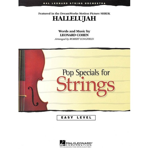 Hallelujah SO2-3 String Orchestra Arrangement