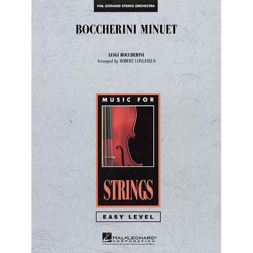 Boccherini Minuet for String Orchestra - Hal Leonard, Easy Music For Strings, 1 Page