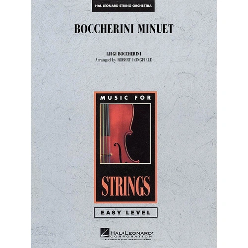 Boccherini Minuet for String Orchestra, Hal Leonard, Easy Music For Strings, 1 Page
