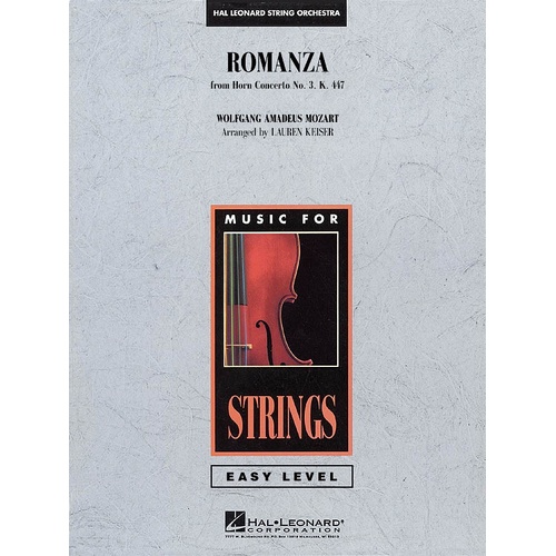 Romanza (Horn Concerto No 3 K 447) Eso2-3 (Music Score/Parts)