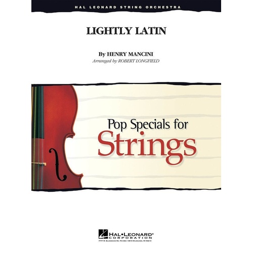 Lightly Latin for String Orchestra - Hal Leonard, Pop Specials for Strings, 1 Page
