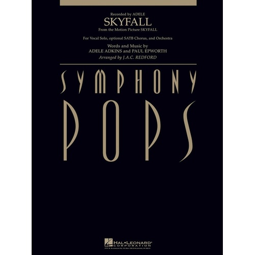 Skyfall (Vocal Solo With Orchestra) (Music Score/Parts)