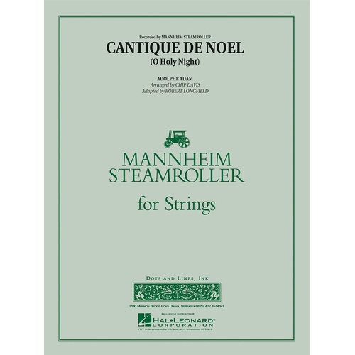 Pop Specials for Strings - Cantique De Noel (O Holy Night) 3-4 Score/Parts