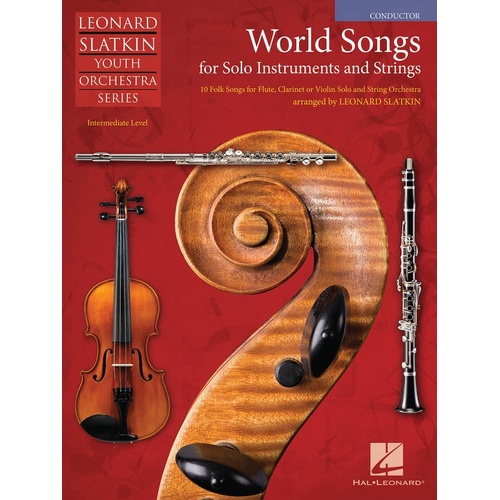 World Songs For Solo and Strings Conductor (Softcover Book)