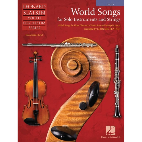 World Songs For Solo and Strings Viola (Softcover Book)