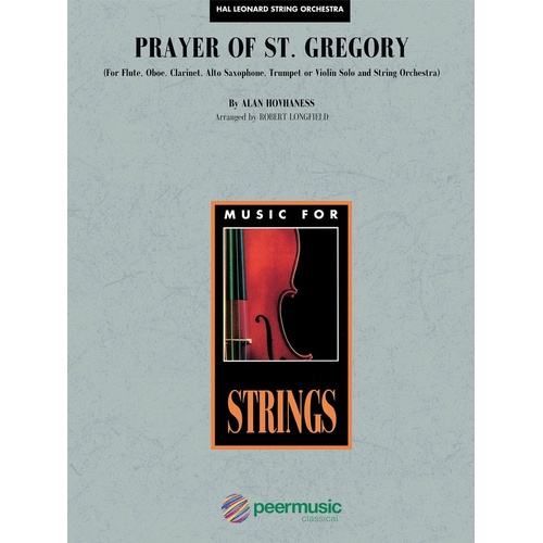 Prayer Of St Gregory So3-4 Score/Parts