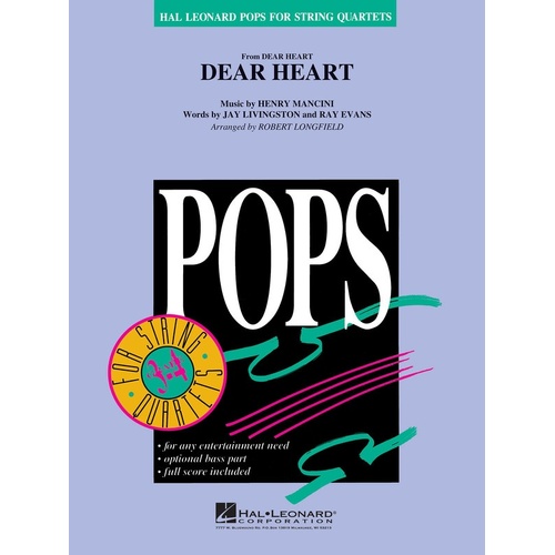 Dear Heart String Quartet (Music Score/Parts)