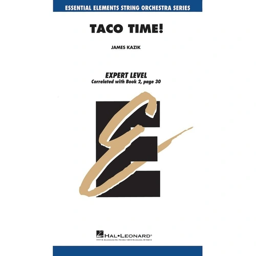 Taco Time! SO2 SC/PTS - String Orchestra Ensemble by Hal Leonard, Essential Elements String Expert, 1 Page