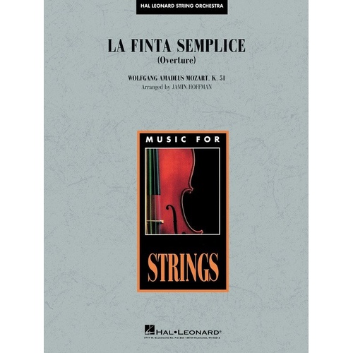 La Finta Semplice Overture SO3-4 SC/PTS for String Orchestra by Hal Leonard