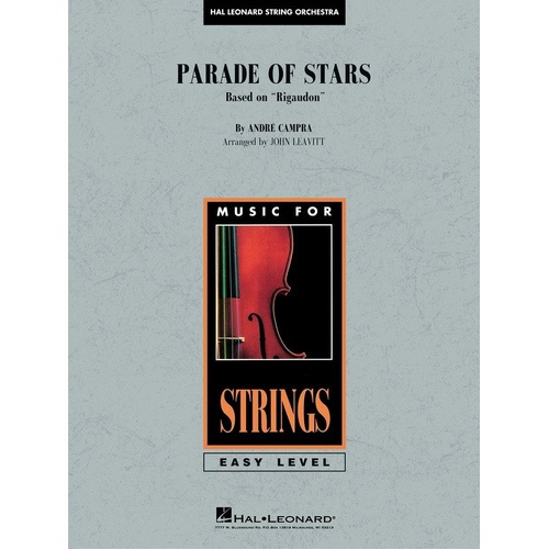 Parade of Stars SO2 SC/PTS for String Orchestra by Hal Leonard