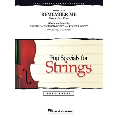 Remember Me (from Coco) String Orchestra Arrangement
