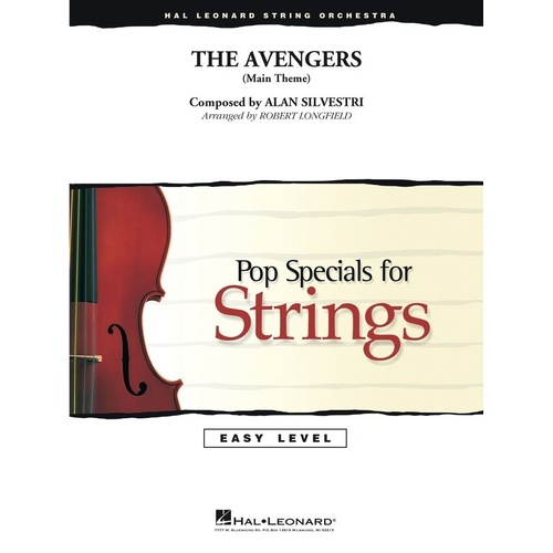 The Avengers Main Theme SO2-3 SC/PTS by Hal Leonard, Easy Pop Specials For Strings