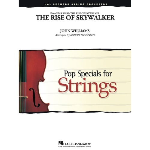 The Rise of Skywalker SO3-4 SC/PTS by Hal Leonard - Pop Specials for Strings