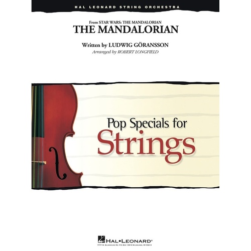 The Mandalorian SO3-4 SC/PTS by Hal Leonard, Pop Specials for Strings