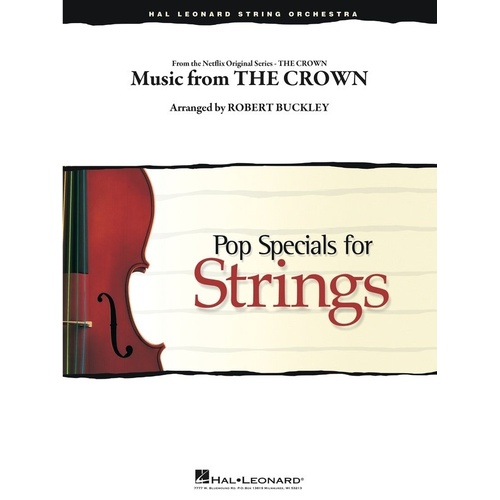 Music from The Crown SO3-4 SC/PTS by Hal Leonard - Pop Specials for Strings