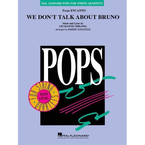 We Don't Talk About Bruno Easy String Quartet SC/PTs for Cello and Viola