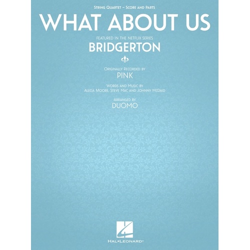 What About Us For String Quartet (Featured In Bridgerton) Score/Parts (Viola|Cello|2 Violins)