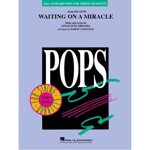 Waiting On A Miracle (From Encanto) String Quartet Sc/Pts Score/Parts (Viola|Cello|2 Violins)