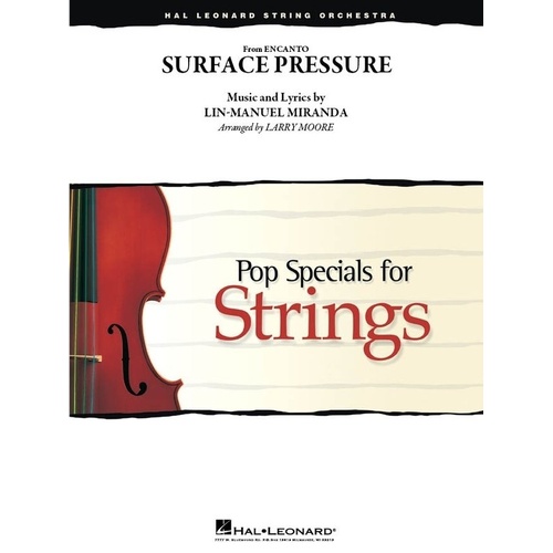Surface Pressure (from Encanto) String Orchestra Arrangement SC/PTS