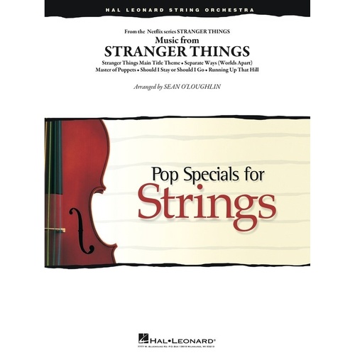 Music from Stranger Things String Orchestra Medley - Hal Leonard Pop Specials for Strings
