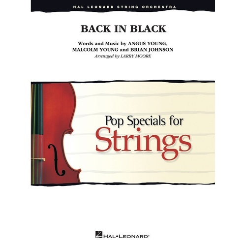 Back in Black for String Orchestra SO3-4 SC/PTS