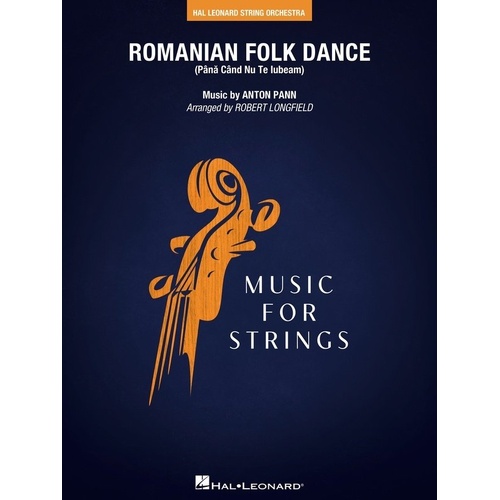 Romanian Folk Dance for String Orchestra SO3-4 SC/PTS by Hal Leonard