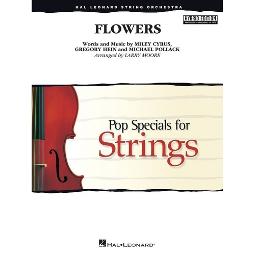Flowers String Orchestra Hybrid Edition by Larry Moore, Hal Leonard, 8 pages, digital parts included