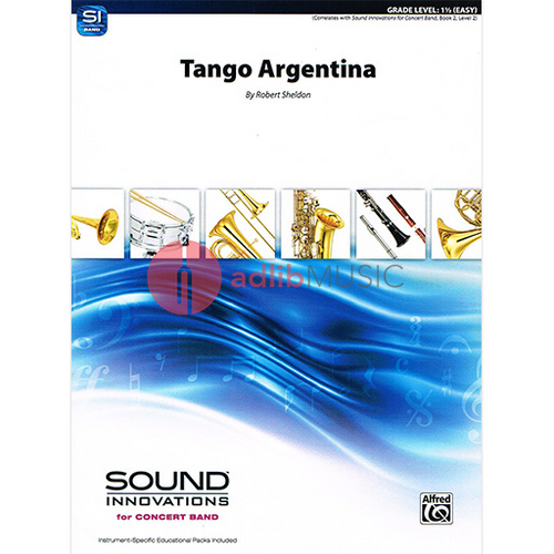 Tango Argentina Concert Band Sheet Music Grade 1.5 by Robert Sheldon