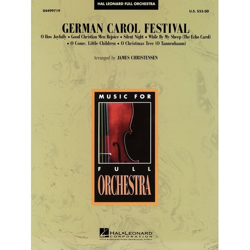 German Carol Festival Hal Leonard Full Orchestra 3-4 (Music Score/Parts)
