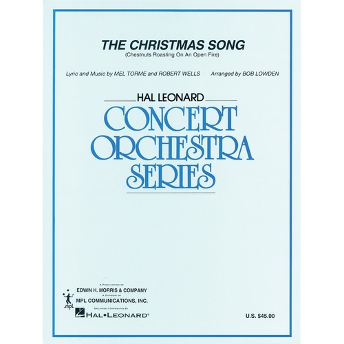 Christmas Song Hal Leonard Full Orchestra 3-4 (Music Score/Parts)