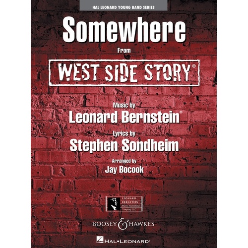 Somewhere From West Side Story Concert Band 3 (Music Score/Parts)