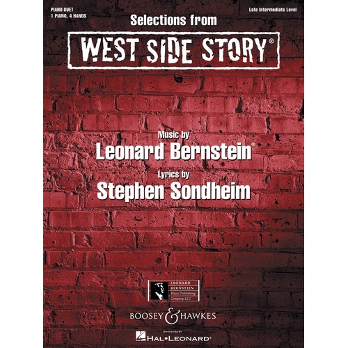 West Side Story Selections Piano Duet (Softcover Book)