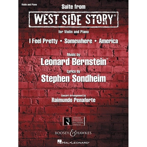 West Side Story Suite for Violin and Piano by Raimundo Penaforte - 22 Pages