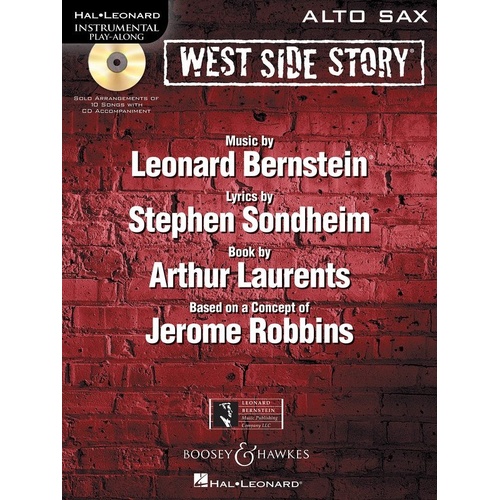 West Side Story Alto Sax Book with CD
