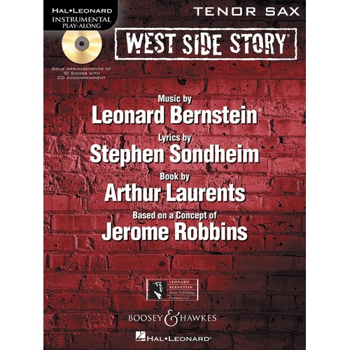 West Side Story Book/CD Tenor Sax (Softcover Book/CD)