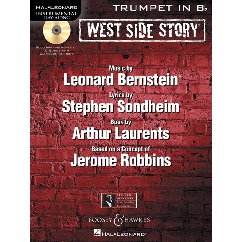 West Side Story Trumpet BK/CD - 10 Songs from Musical with Accompaniment CD