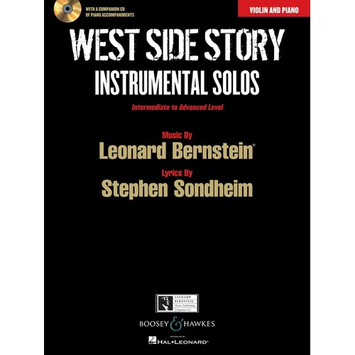 West Side Story Violin And Piano Book/CD Int-Adv (Softcover Book/CD)