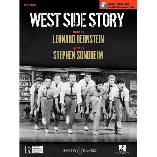 West Side Story Vocal Selections Songbook by Boosey & Hawkes - 80 Pages, Voice with Online Audio Access