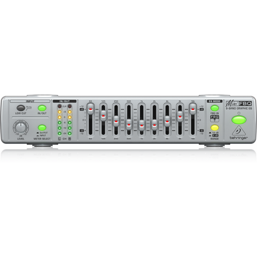 Behringer MinifBQ FBQ800 9-Band Graphic Equalizer